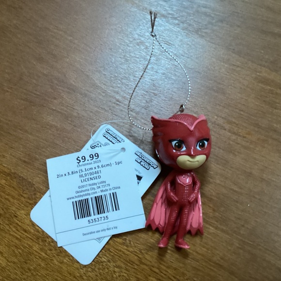 PJ Masks Christmas Ornament New with tag 2” x 3.8” - Picture 2 of 6